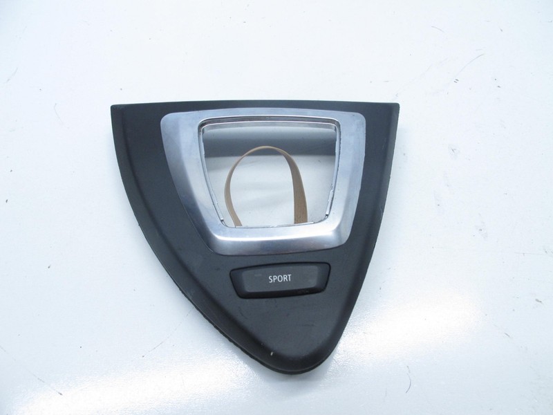 08-10 BMW E63 650i 528i 550i XI GEAR SHIFT SHIFTER BOOT COVER TRIM OEM 080624