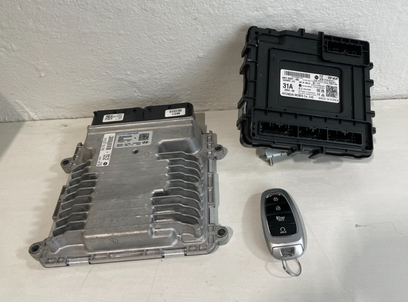 2025 HYUNDAI PALISADE ENGINE & BODY CONTROL MODULE ECM BCM W/ KEY FOB # 104185
