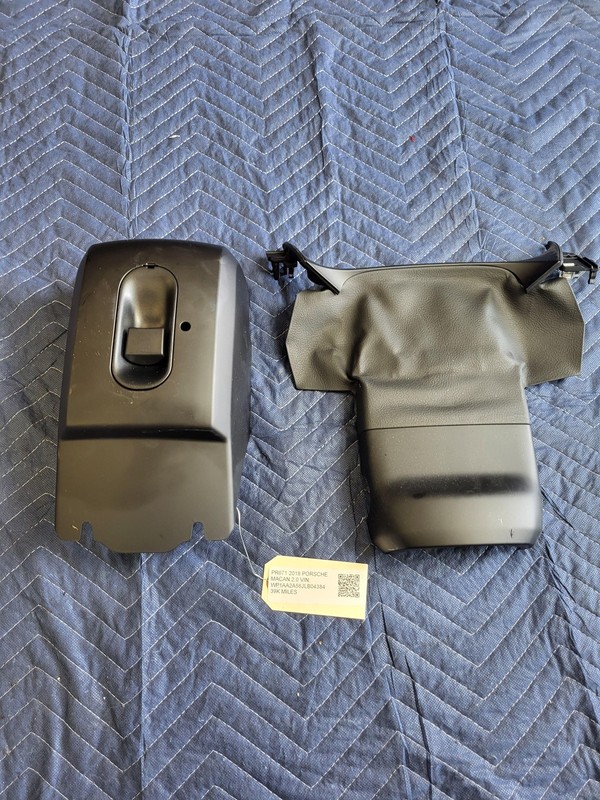 Used Oem Porsche Steering Column Lower & Upper Shroud Cover for Macan Base 2018