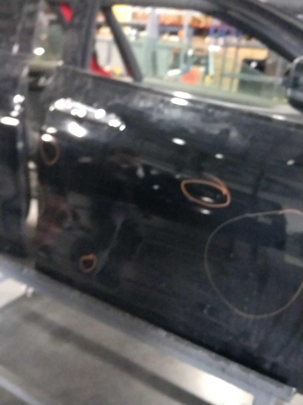 2015 Dodge Dart Right Front Door Black Used OEM 4DR Sedan Too Much Damage