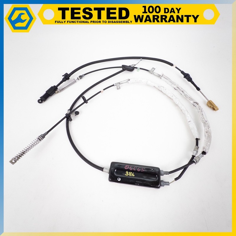 05-13 CORVETTE C6 REAR RIGHT LEFT PARKING BRAKE CABLE & CONTROL SHIFTER CABLE OE