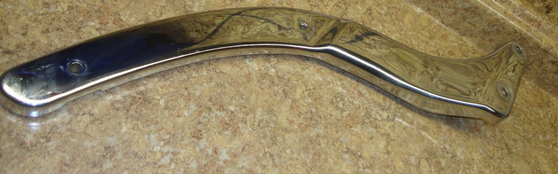 07 Yamaha XVS650 XVS 650 A V Star Right Rear Chrome Fender Cover Rail Guard Bar