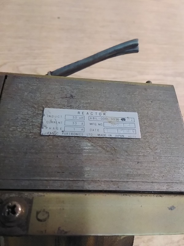 Fanuc Line Reactor A81L-0001-0036-04 33A 3mH 1 Phase