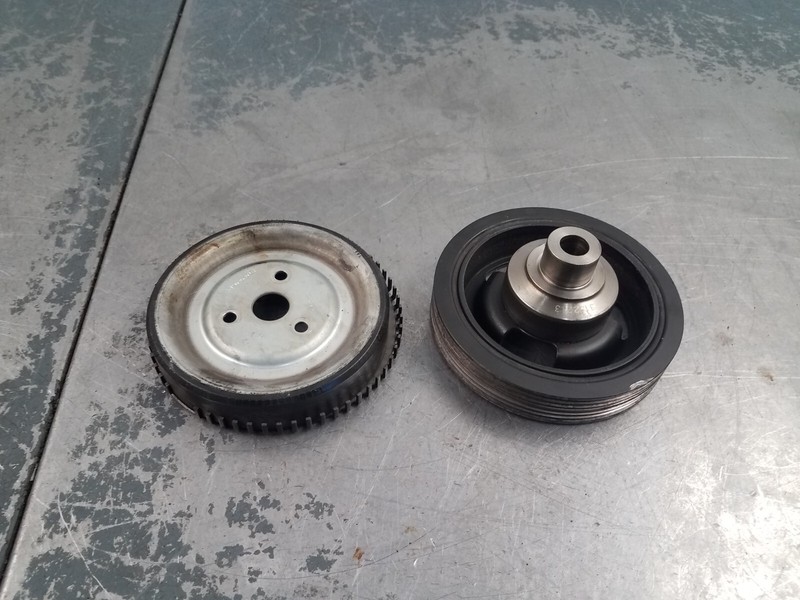 2012 Mini Cooper John Works Coupe N18 1.6L Balancer Pulley Tone Ring #1249 D4