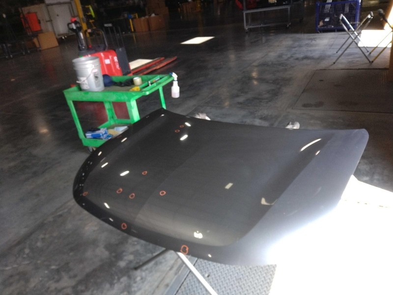 2015 Mitsubishi Outlander OEM Hood Panel - Used, Few Small Dents, 143k Miles