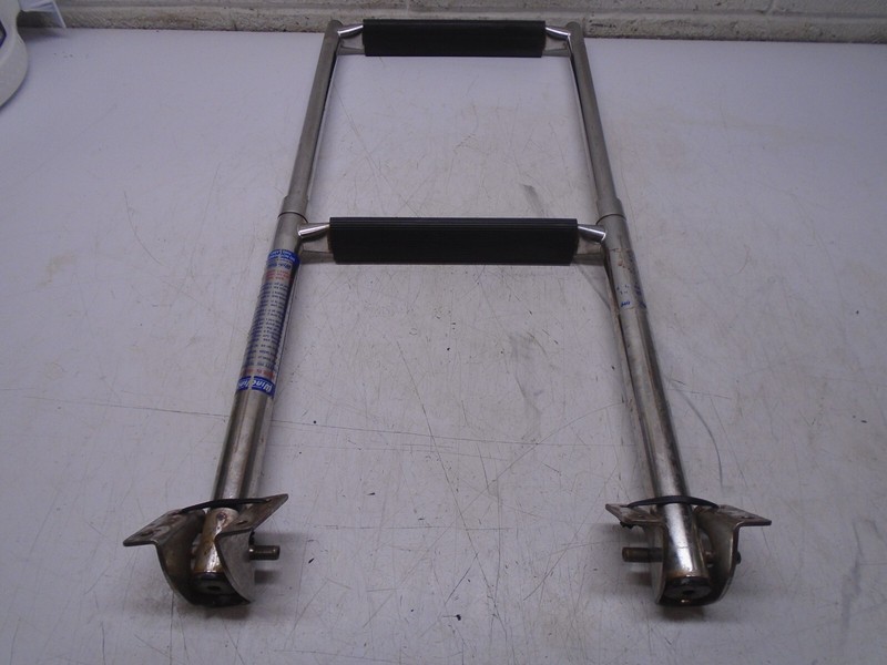 M1 Step Swim Ladder Stainless Telescoping 24 inches deep Extended 11 in wide
