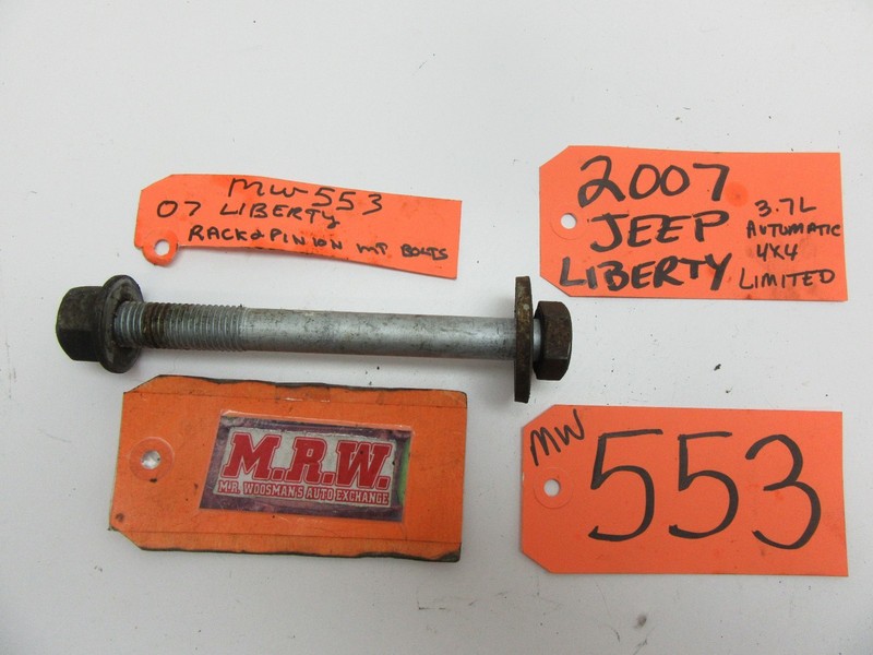 POWER STEERING RACK PINION GEAR FRAME BOLT NUT fits 02-12 JEEP LIBERTY NITRO