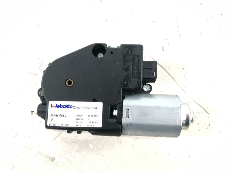 2007-2013 BMW 335I 335XI Sunroof Glass Motor Assembly Oem