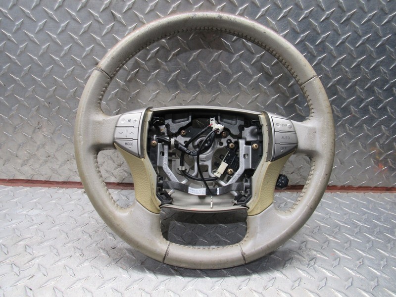 05 TOYOTA AVALON STEERING DRIVE WHEEL 3.5L LIMITED SDN LEATHER GRAY BEIGE COLOR