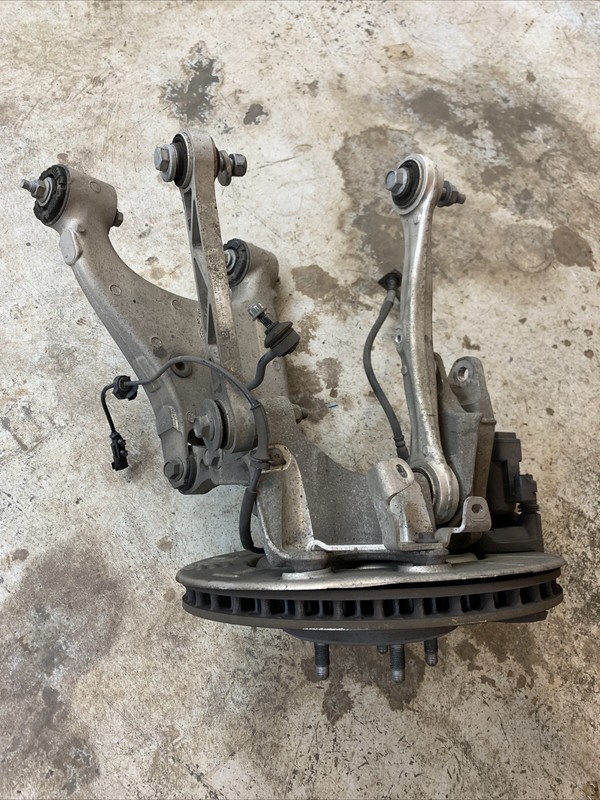 16-20 Tesla Model X AWD Rear Left Spindle Knuckle Wheel Hub Control Arm 30067