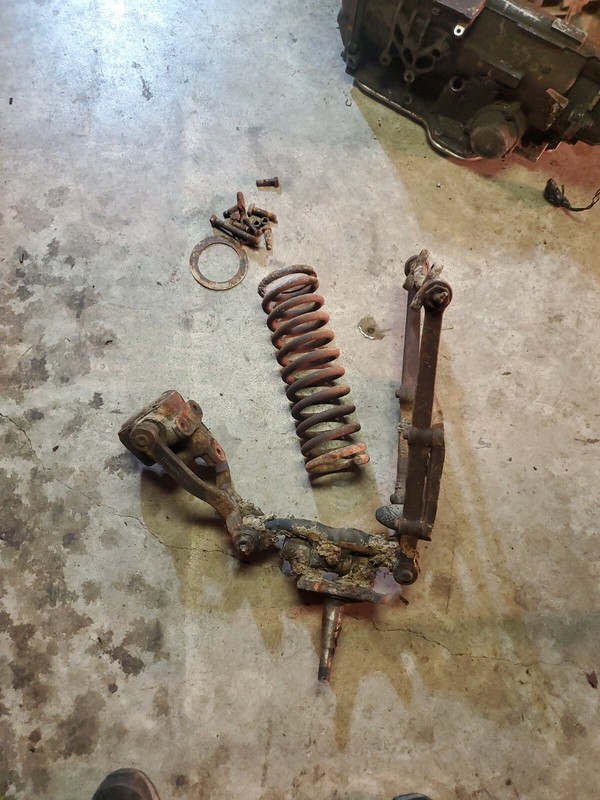 47 Chevy Fleetmaster car frontcontrol arm suspension shock assemb 5328665 left