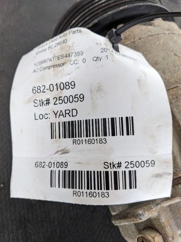 AC Compressor Classic Style 5 Lug Wheel Fits 14-23 DODGE 1500 PICKUP 1160183