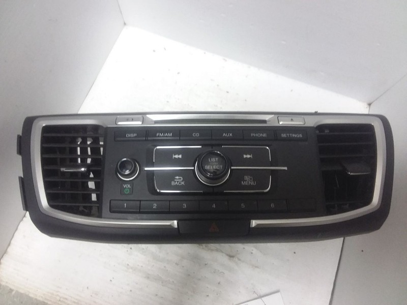 Radio Receiver Assembly AM FM CD US Market LX Fits 16-17 ACCORD 39100-T2F-A01