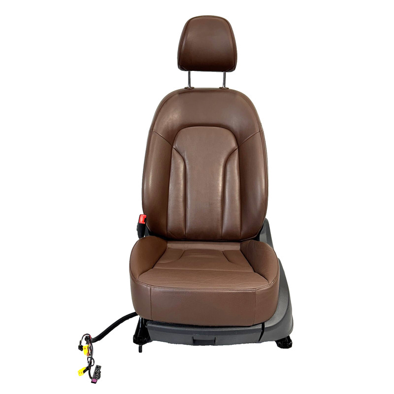 📌 2015-2018 AUDI Q3FRONT LEFT DRIVER SIDE SEAT LEATHER BROWN 8U0881805T OEM