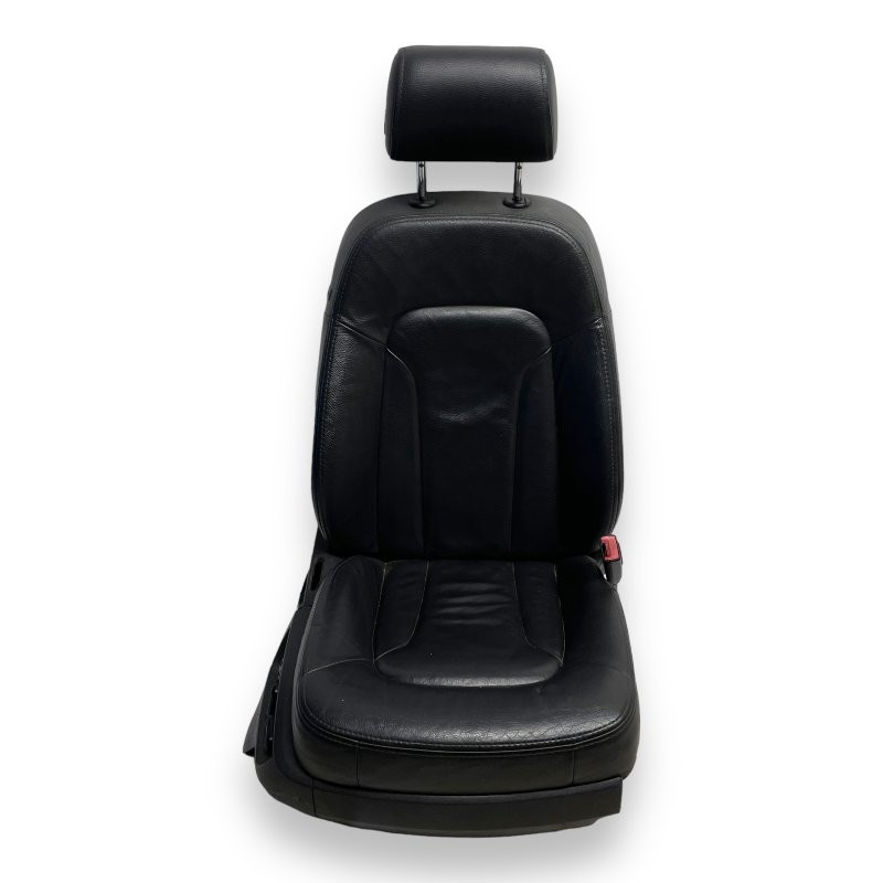 Audi Q7 4L 2007-2010 OEM Front Right Passenger Leather Seat Black Heated Cooled