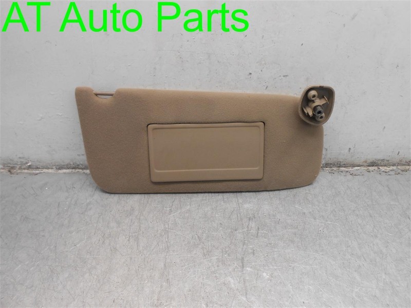 01 02 FORD F150 CREW CAB PASSENGER RIGHT INTERIOR SUN VISOR TAN OEM 268-01236R