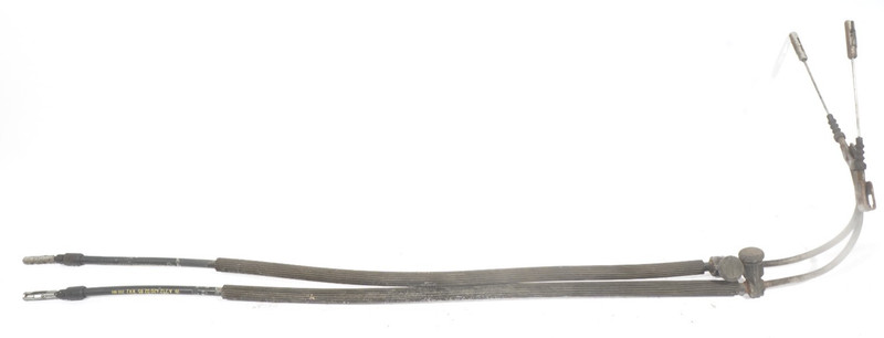 10-13 MERCEDES BENZ E350 W212 EMERGENCY PARKING BRAKE CABLE LINE SET OF 2 OEM