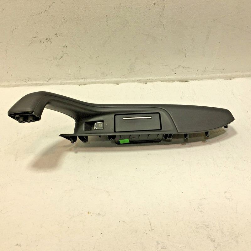AUDI A6 REAR DRIVER SIDE DOOR PANEL PULL HANDLE ARMREST COVER TRIM 2012-2018 OEM