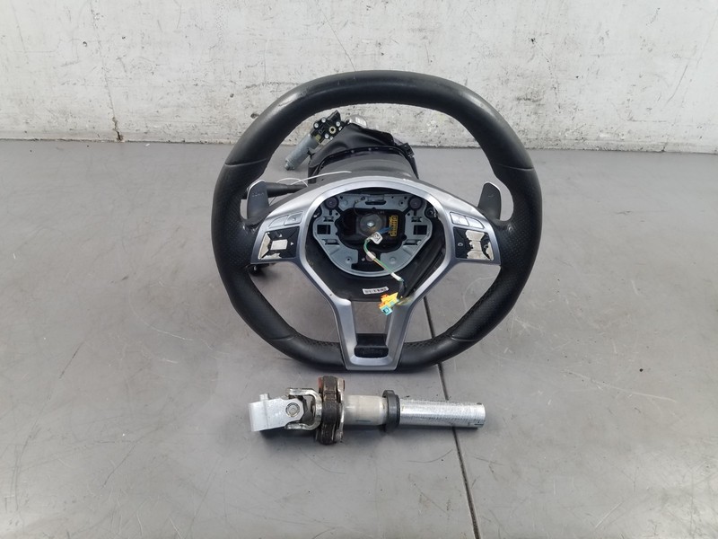 2012 Mercedes AMG E 63 Leather Steering Wheel Column #2691 VV9