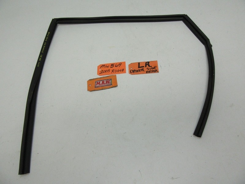 fits ROGUE REAR BACK DOOR PANEL WINDOW GLASS TRACK LEFT DRIVER RUBBER CHANNEL LR