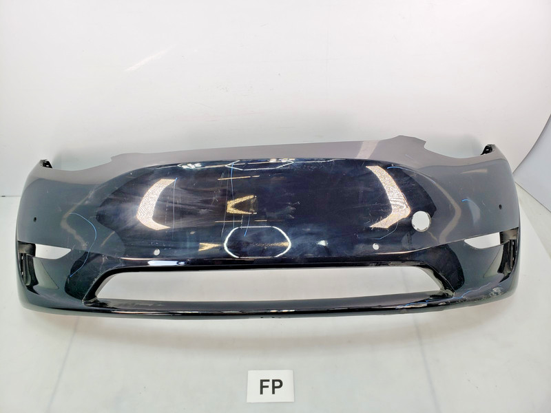 ✅ 20-21 OEM Tesla Model Y Front Bumper Cover Panel Shell Black NOTE*