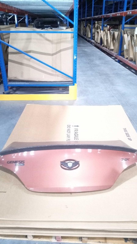 2013 Hyundai Genesis Coupe Deck Lid Trunk Lid Orange OEM 170-50417B