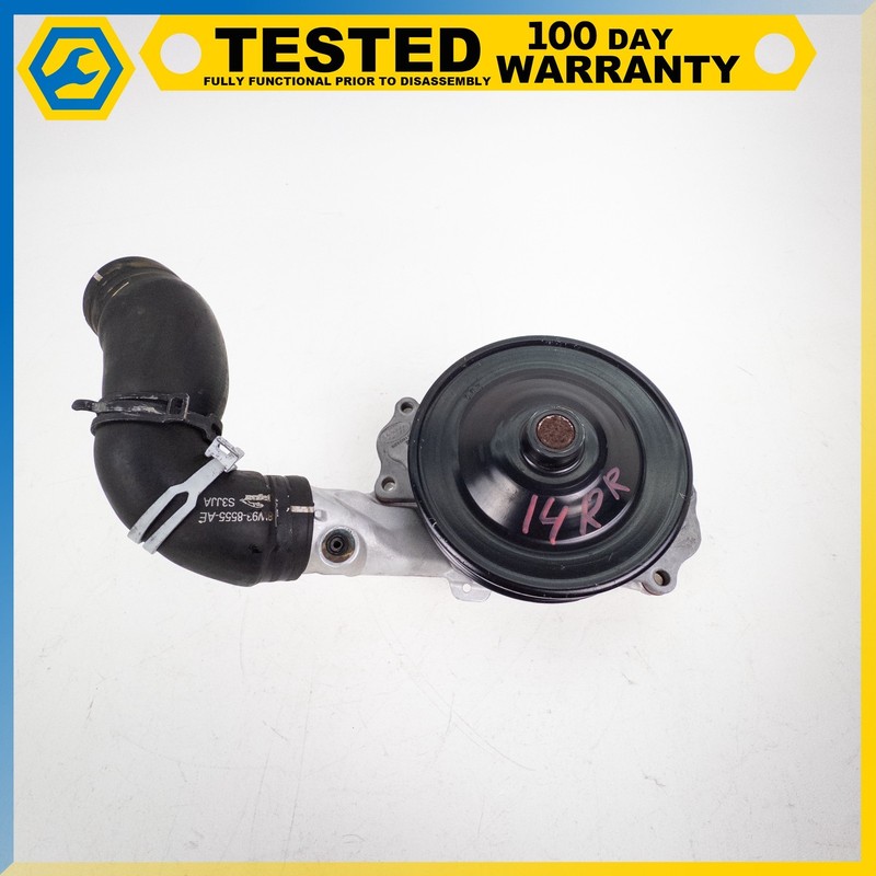10-22 RANGE ROVER L405 L494 5.0L ENGINE COOLANT WATER PUMP W/ PULLEY & HOSE OEM