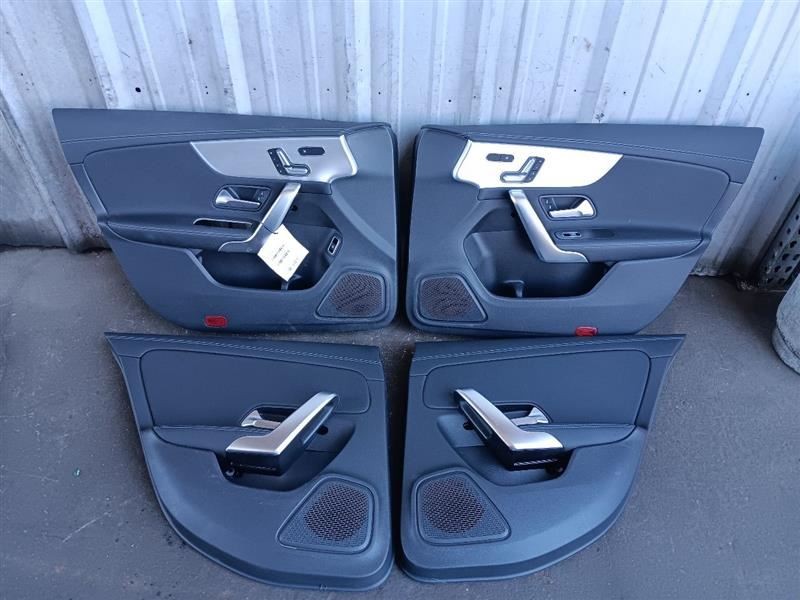 20-23 Mercedes CLA250 Door Panel Set Left Right Front Rear Trim Cover Card