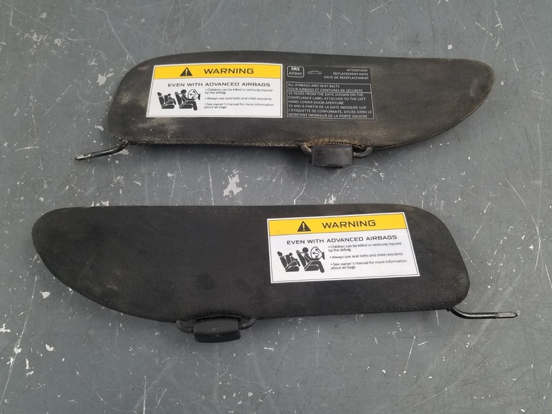2019 McLaren 600LT 600 LT Sun Visors - Damaged #6618 H2
