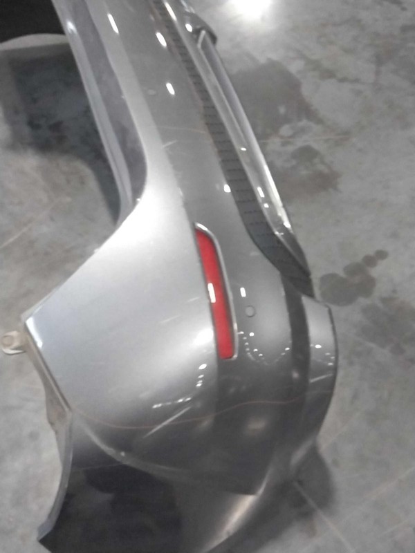 2020 Nissan Sentra OEM Grey Bumper Assembly - Used, Damage Noted