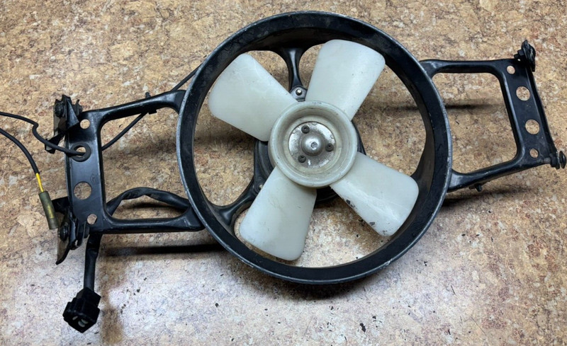 87 Kawasaki Voyager ZG1200 XII ZG 1200 Radiator Fan Motor 1987 Cooling D4