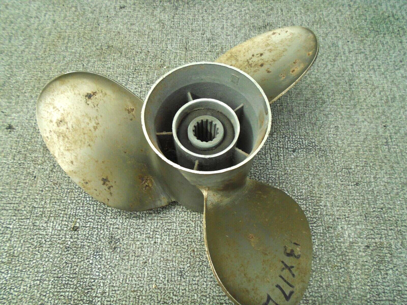 Powertech Stainless Propeller SF115NRS3R175 L/H 13X17P V6 Boat Prop