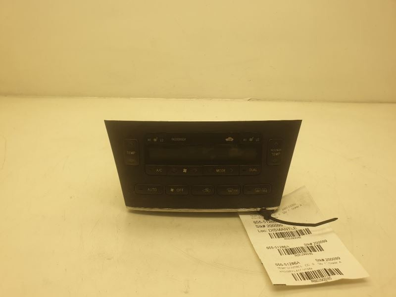 02-03 LEXUS ES300 TEMPERATURE CONTROL UNIT ASSEMBLY
