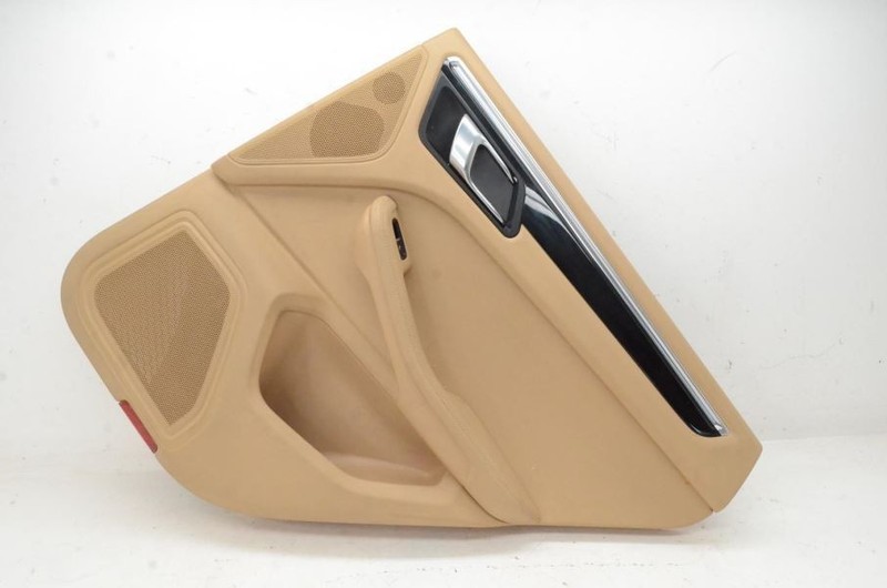 2016 Porsche Macan S 3.0L Passenger Right Rear Tan Door Trim Panel with Handle