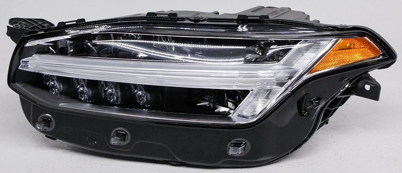 OEM Volvo XC90 Left Driver Side LED Headlamp 322620238 Tab Chipped