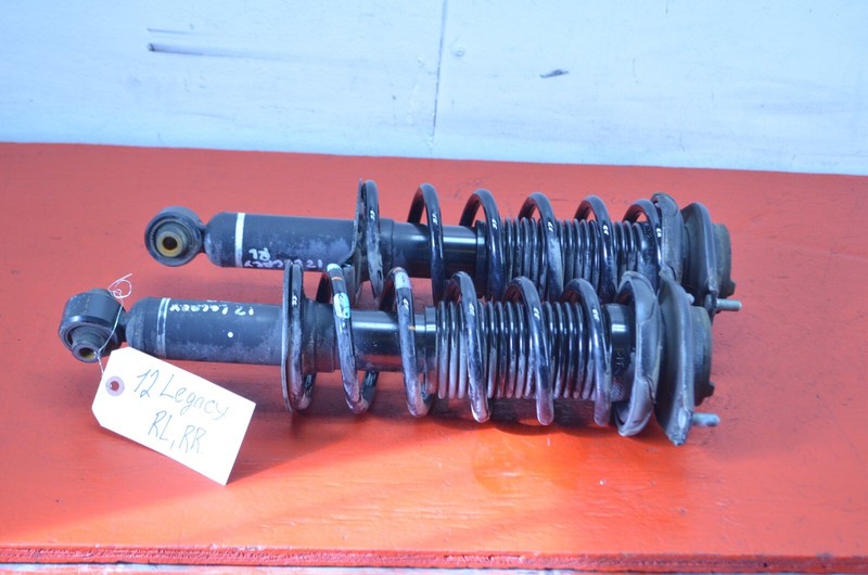 10-14 SUBARU LEGACY AWD REAR LEFT / RIGHT SHOCK STRUT ABSORBER SET OEM