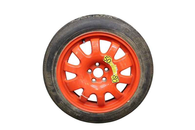 04-21 Jaguar X250 XK XJR XF Emergency Spare Tire Wheel Donut Rim 135 80 18" Oem