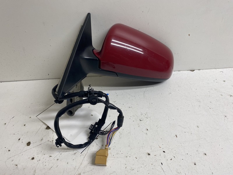 2006-2009 Audi A4 Convertible Red Left Driver Side View Door Mirror 14 Wire Oem
