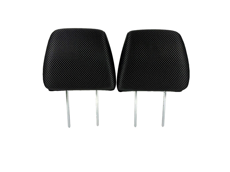 2006-2009 Pontiac Torrent Front Row Headrests Head Rests Pair Black Cloth OEM