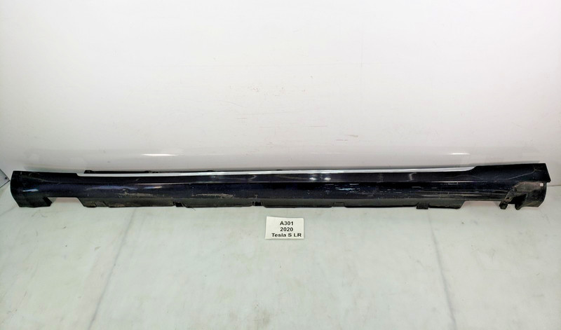 ✅ 2012-2020 OEM Tesla Model S Left Driver Side Skirt Rocker Panel Shell Black *