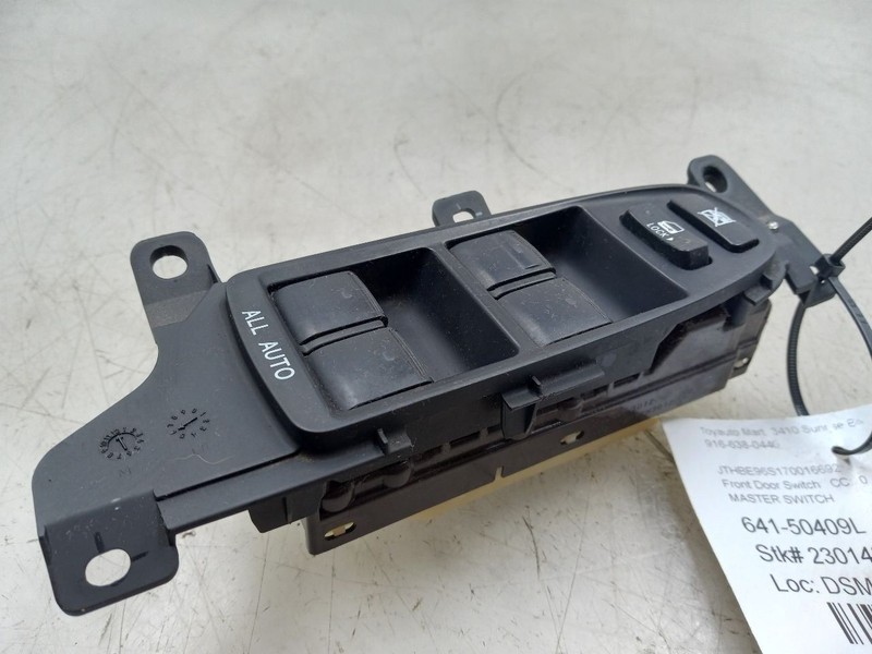 2007 LEXUS GS350 3.5L RWD AT DRIVER SIDE FRONT DOOR MASTER SWITCH