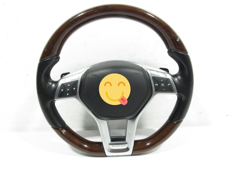 13-19 Mercedes SL550 R231 2013 Steering Wheel Paddle Switch Wood Assembly |Y2