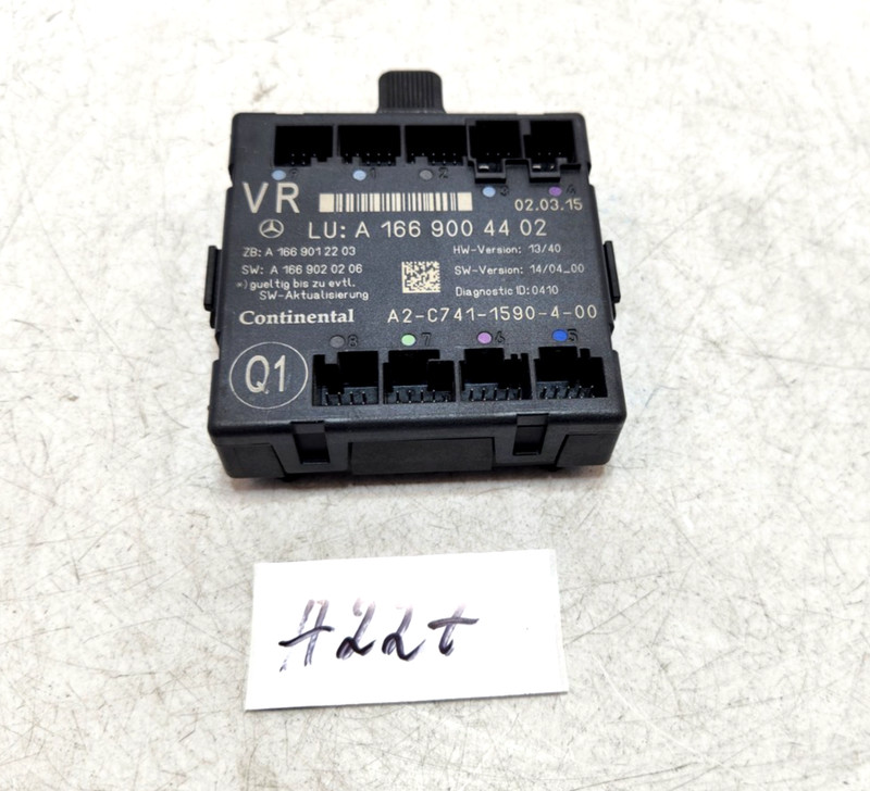 ✅ 14-19 OEM Mercedes X166 GL63 AMG Front Right Passenger Door Control Module