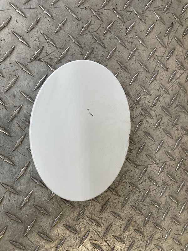 10-15 JAGUAR XF FUEL DOOR WHITE TESTED OEM