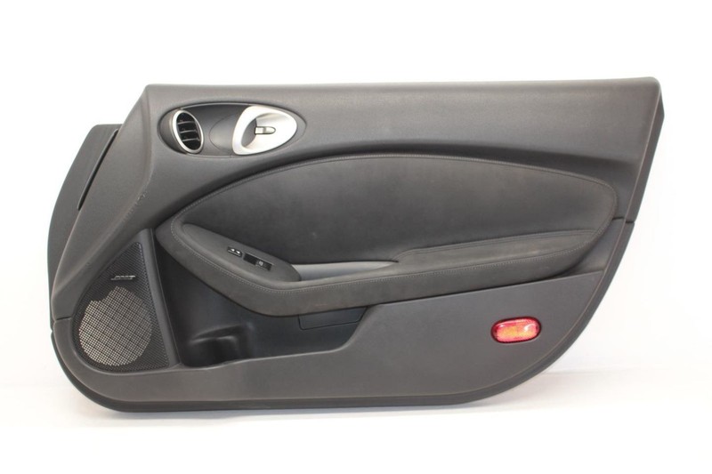 09-20 Nissan 370Z Coupe Black Passenger Right Side Door Trim Panel