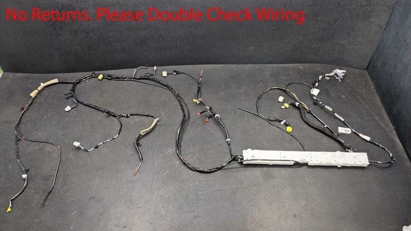 Floor Right Wiring Harness 2017 Nissan Pathfinder 24014-9PJ0C 16 2018 For Parts