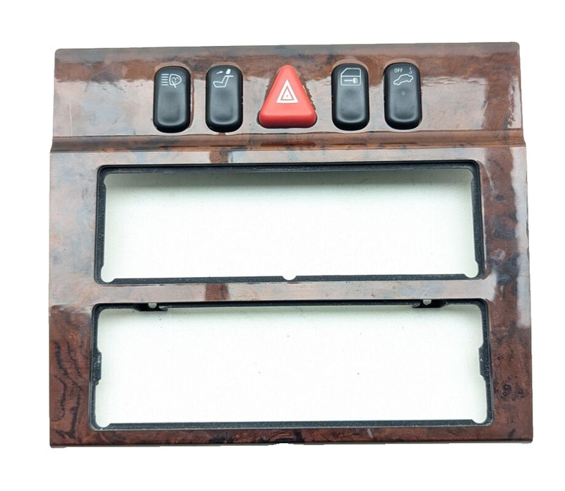 98-03 Mercedes W210 E320 E430 Center Console Dash Trim Switch Hazard 2108210071