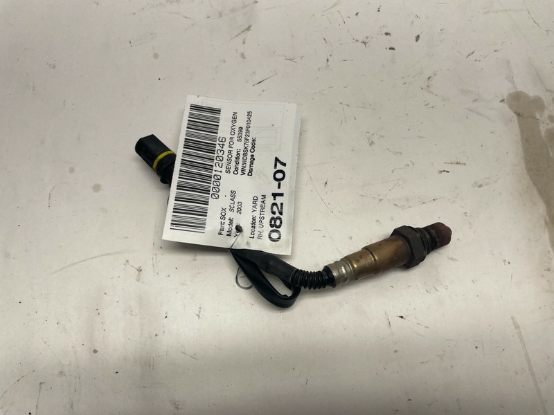 2003-2006 MERCEDES R230 SL55 SL500 OEM RH UPSTREAM OXYGEN SENSOR O2 55K MILES