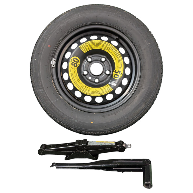 06-16 Volkswagen Jetta Spare Tire Full Size 15" Wheel 195/65R15 W/ Jack Tool OEM