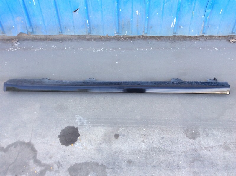 98-00 Accord 4Dr Right Rocker Panel Skirt Molding Garnish Trim Painted Black OEM